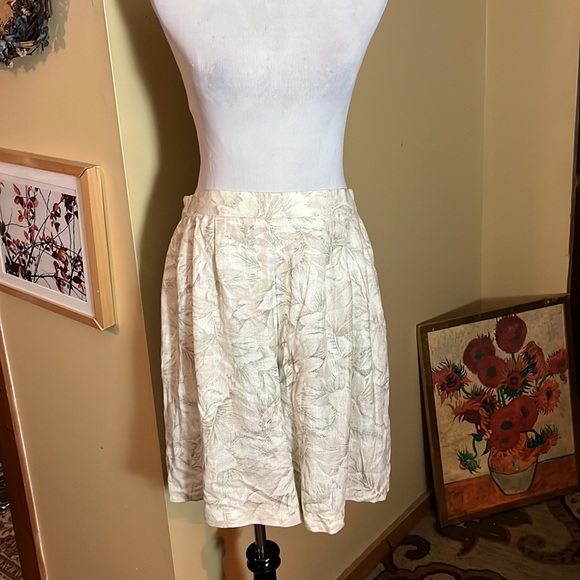 Vtg ALFRED DUNNER Size 16W Mid-wgt High Flexible Knit Pocket Flowing Long Short - Picture 5 of 15